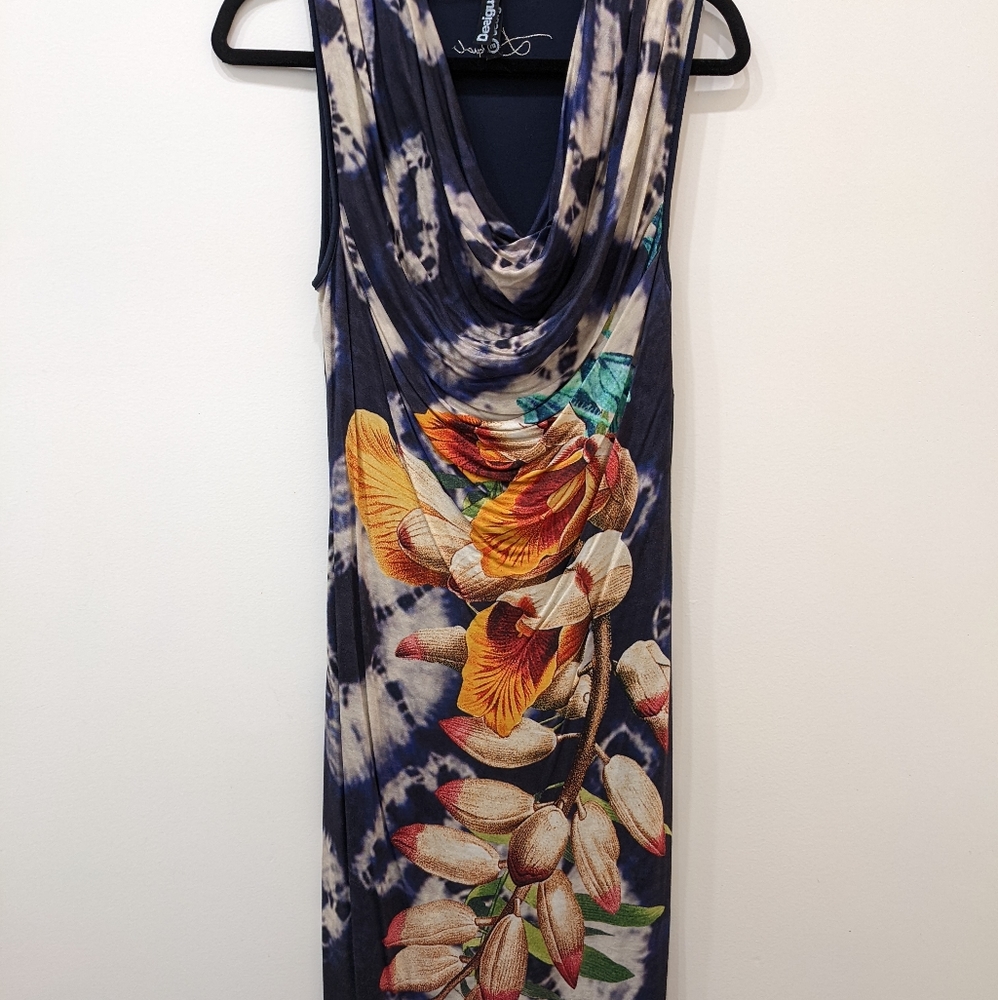 Desigual Cowl Neck Dress